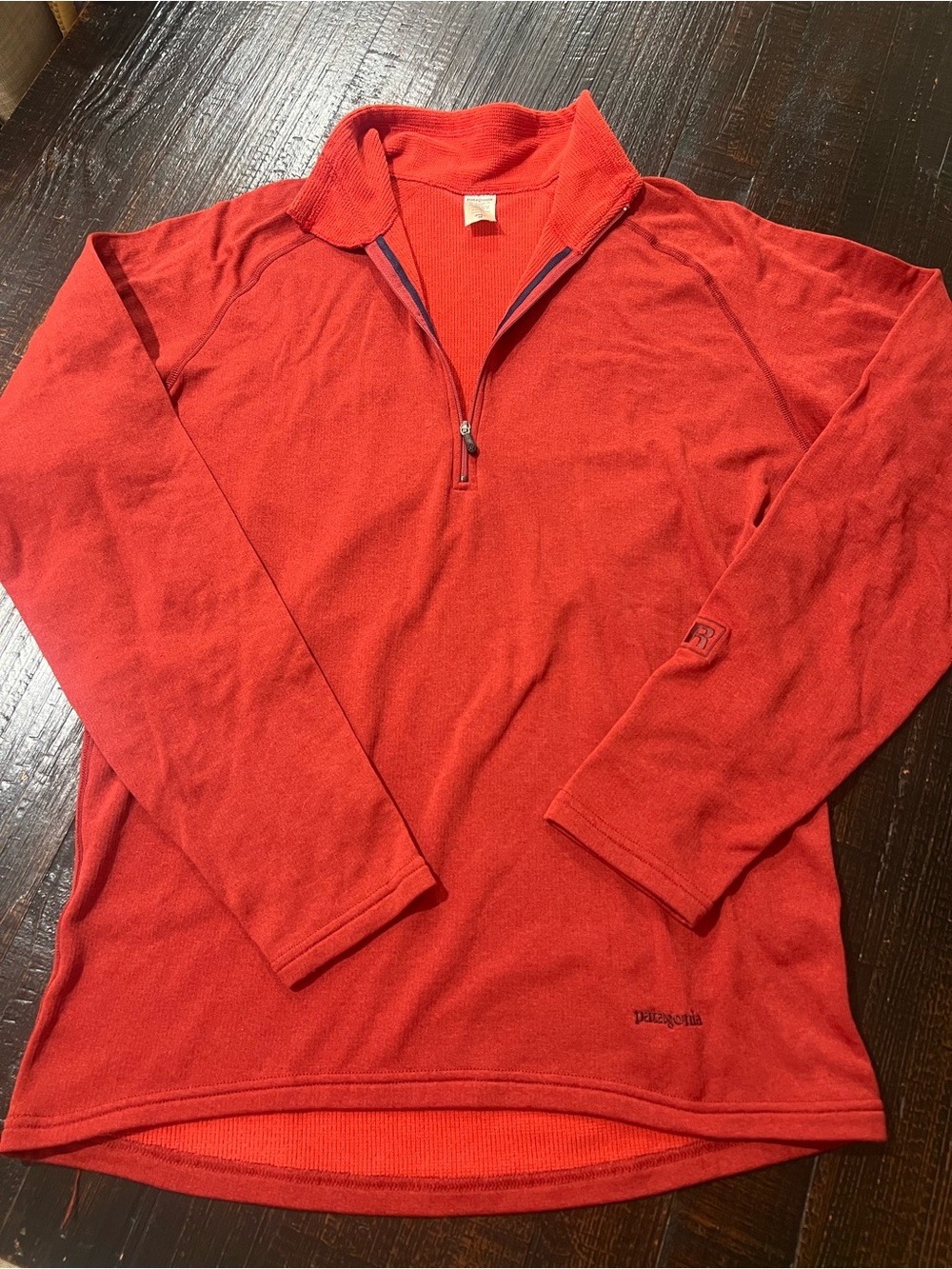 Patagonia Red 1/2 Zip Sweater Pullover Polartec Vintage Regulator Fleece Medium